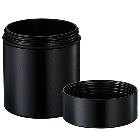 Gordon Smell Proof Airtight Aircraft Aluminum Storage Cigarette Jar, Black Stash Jars, 34 mm Size Smell Proof Container